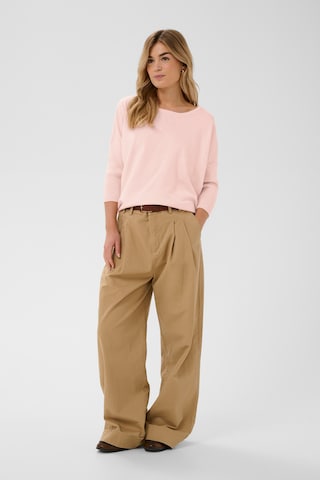 SAINT TROPEZ Sweter 'Mila' w kolorze różowy