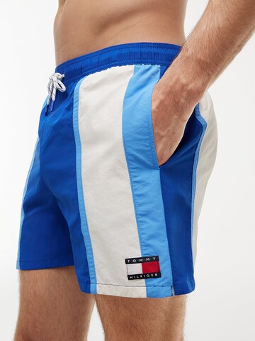 TOMMY HILFIGER Zwemshorts 'Heritage' in Blauw