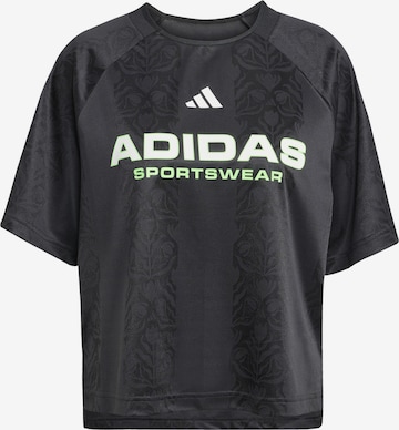 ADIDAS SPORTSWEARTehnička sportska majica 'Tiro' - crna boja: prednji dio