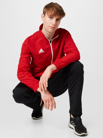 ADIDAS SPORTSWEAR Athletic Jacket 'Entrada 22' in Red