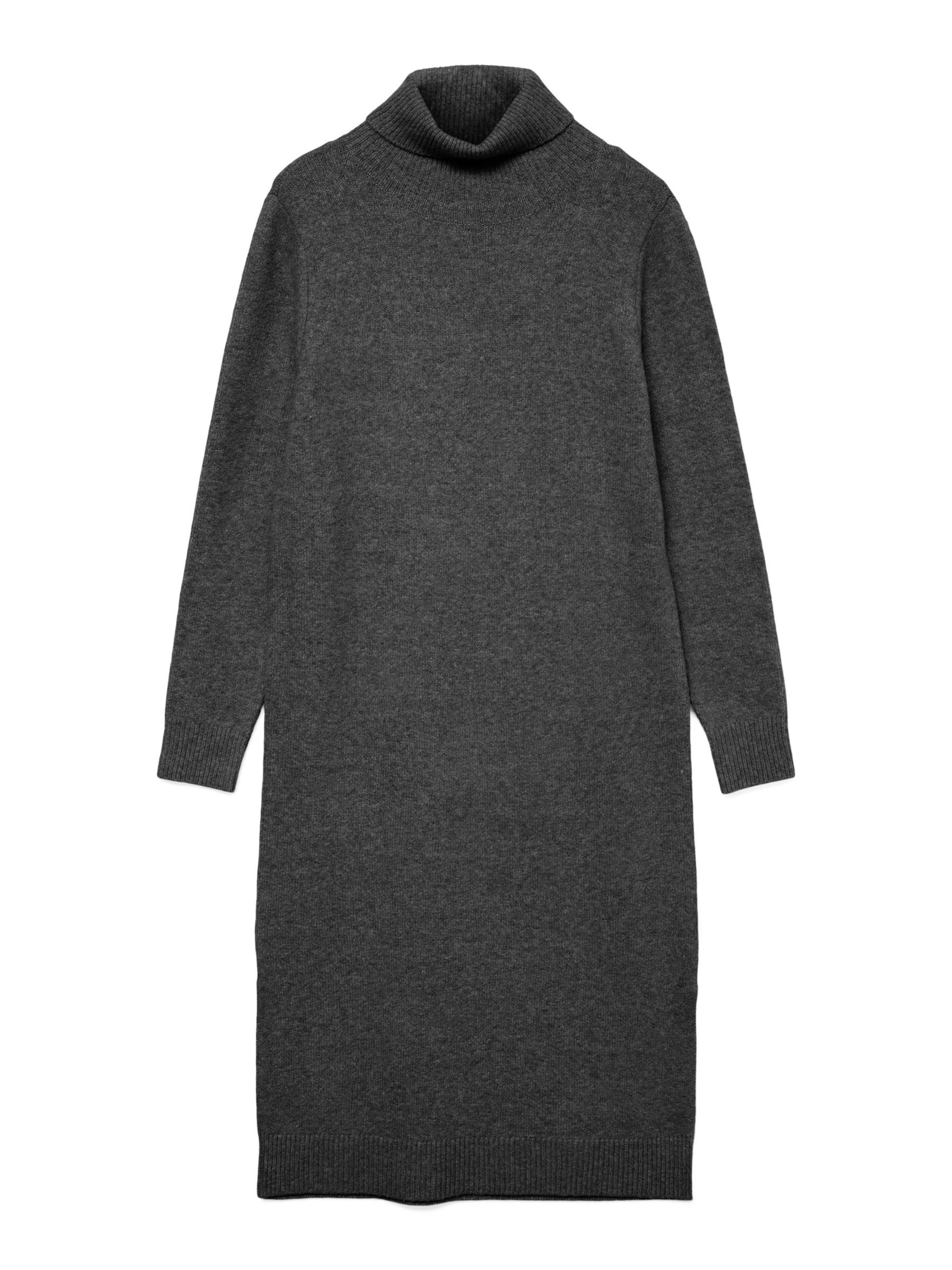 VERO MODA Πλεκτό φόρεμα 'VMBOOM' σε γκρι: μπροστά