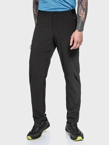 Regular Pantalon outdoor ' Hiking Pants Style Blaustein MNS ' Schöffel en noir : devant