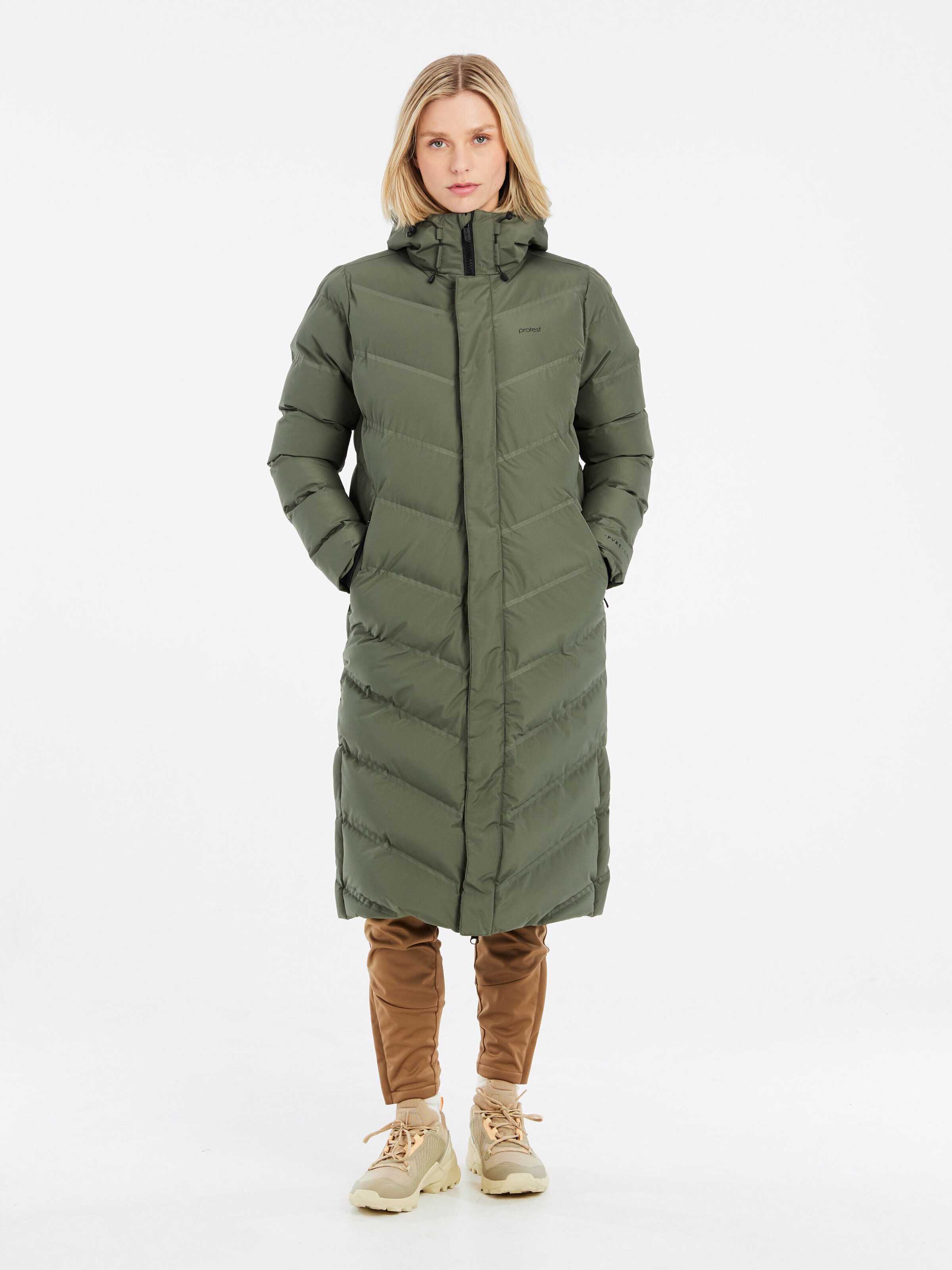 PROTEST Winterjacke 'PRTBANKSOS'‌‌‌‌ in Grün