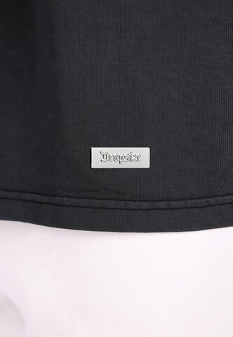 Dropsize T-Shirt in Schwarz