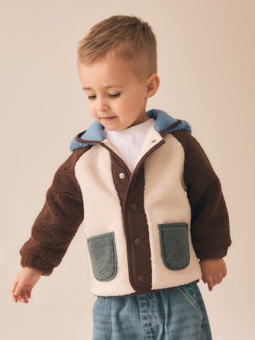Jachetă  fleece de la Next pe maro: față