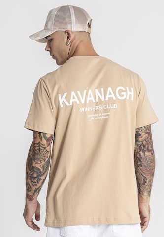 T-Shirt 'The Club' Gianni Kavanagh en beige : devant