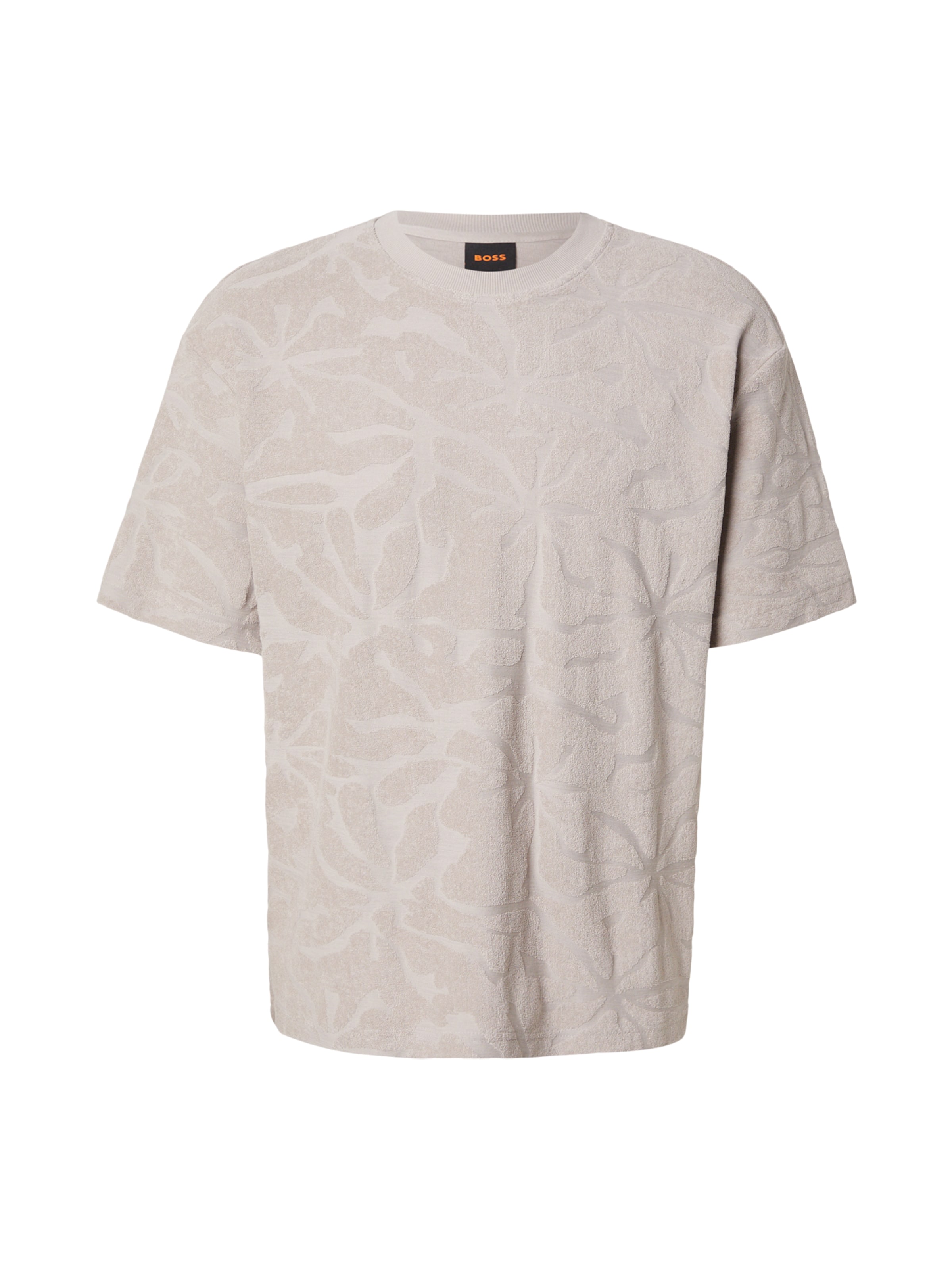 BOSS Shirt 'Flower' in Grey: front