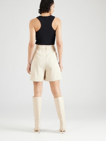 ABOUT YOU x Iconic by Tatiana Kucharova Loose fit Pleat-Front Pants in Beige
