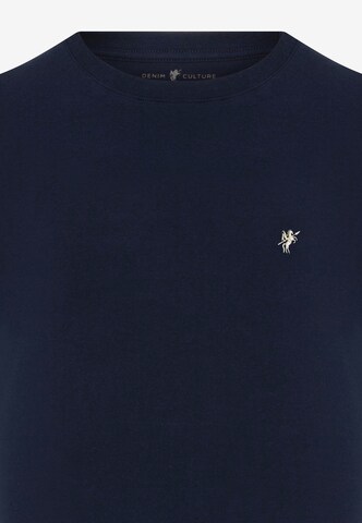 T-Shirt 'GAETANO' DENIM CULTURE en bleu