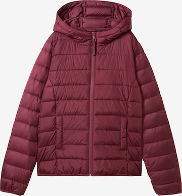 TOM TAILOR DENIM Демисезонная куртка в Красный: спереди