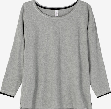 SHEEGO Oversized Shirt in Grey: front