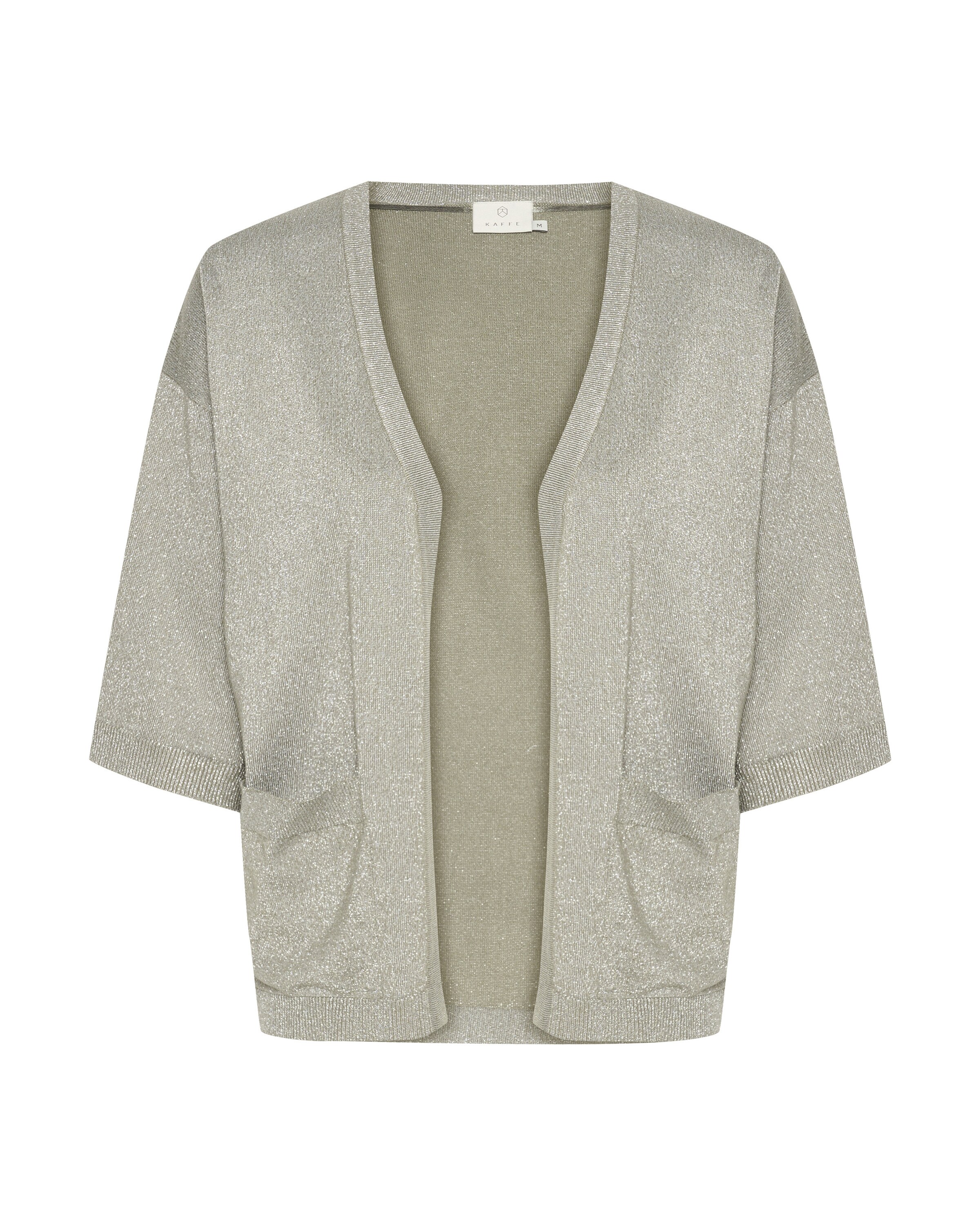 Kaffe Strickjacke 'Regina' in Grün: Vorderseite