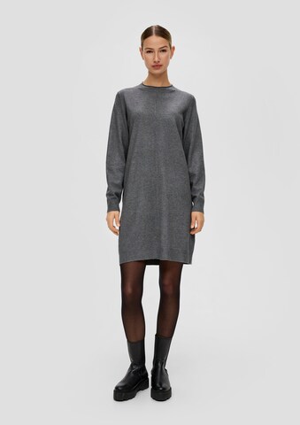 s.Oliver Knitted dress in Grey