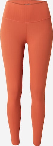 Yvette Sports Skinny Sportbyxa 'Merle' i orange: framsida