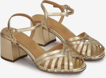 Kazar Strap sandal in Gold