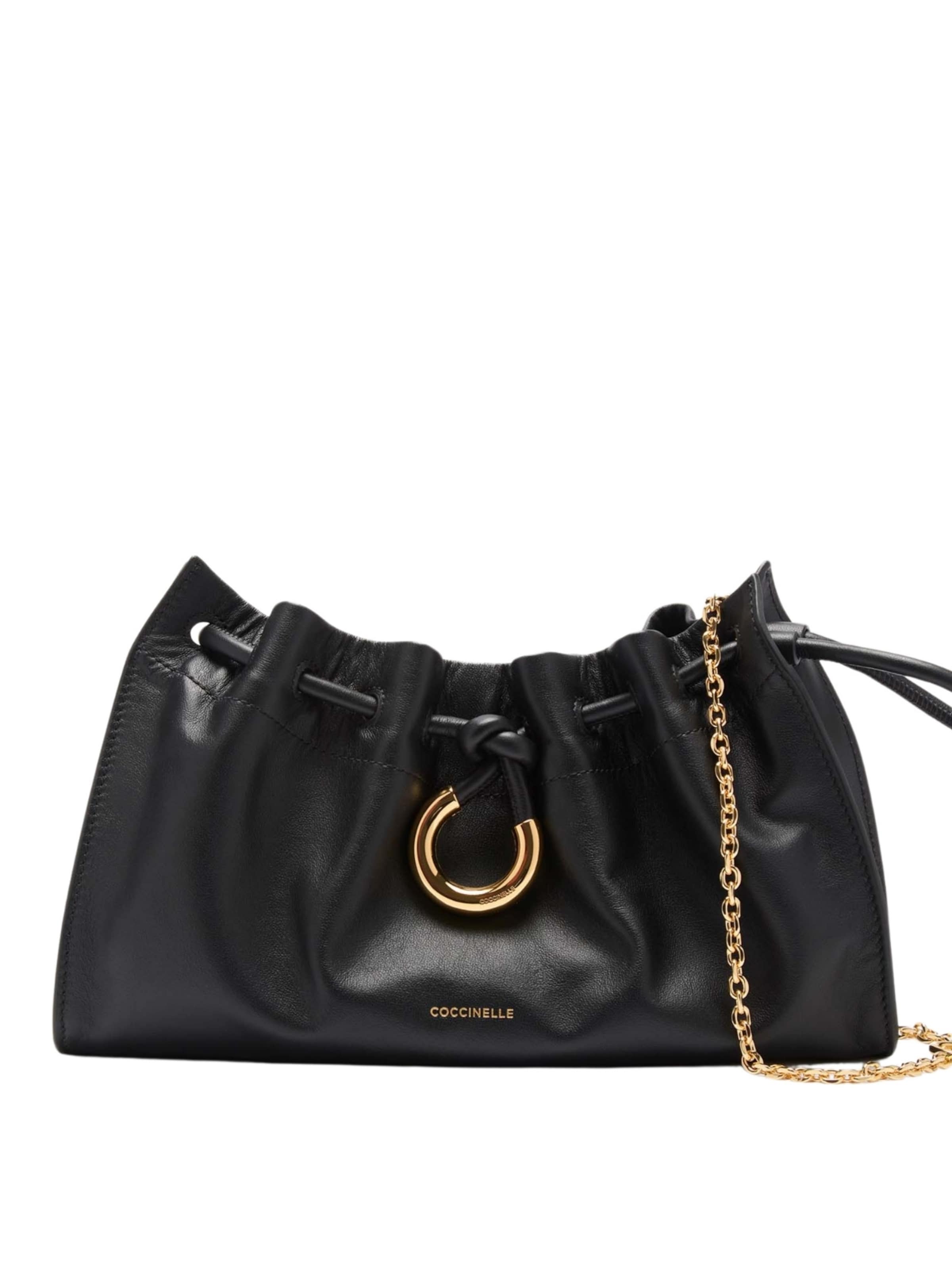 Coccinelle Clutch 'COCCINELLE ISABELA' in Black: front