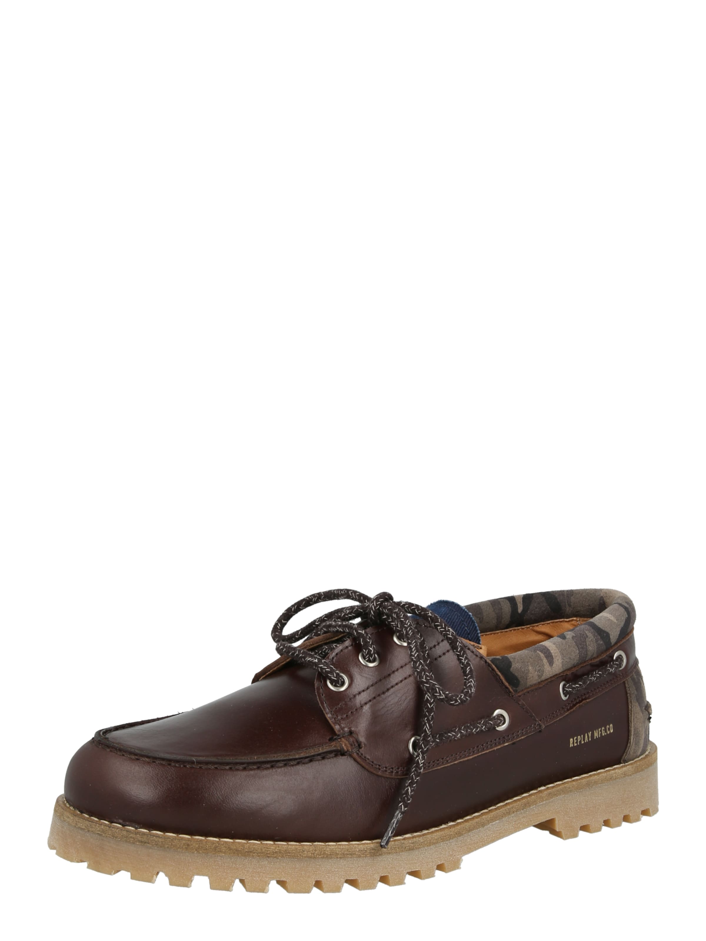 REPLAY Moccasin 'DESERT HISTORY' in Brown: front