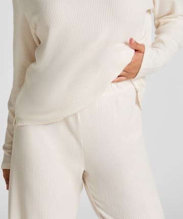 Hunkemöller Pyjamahose in Weiß