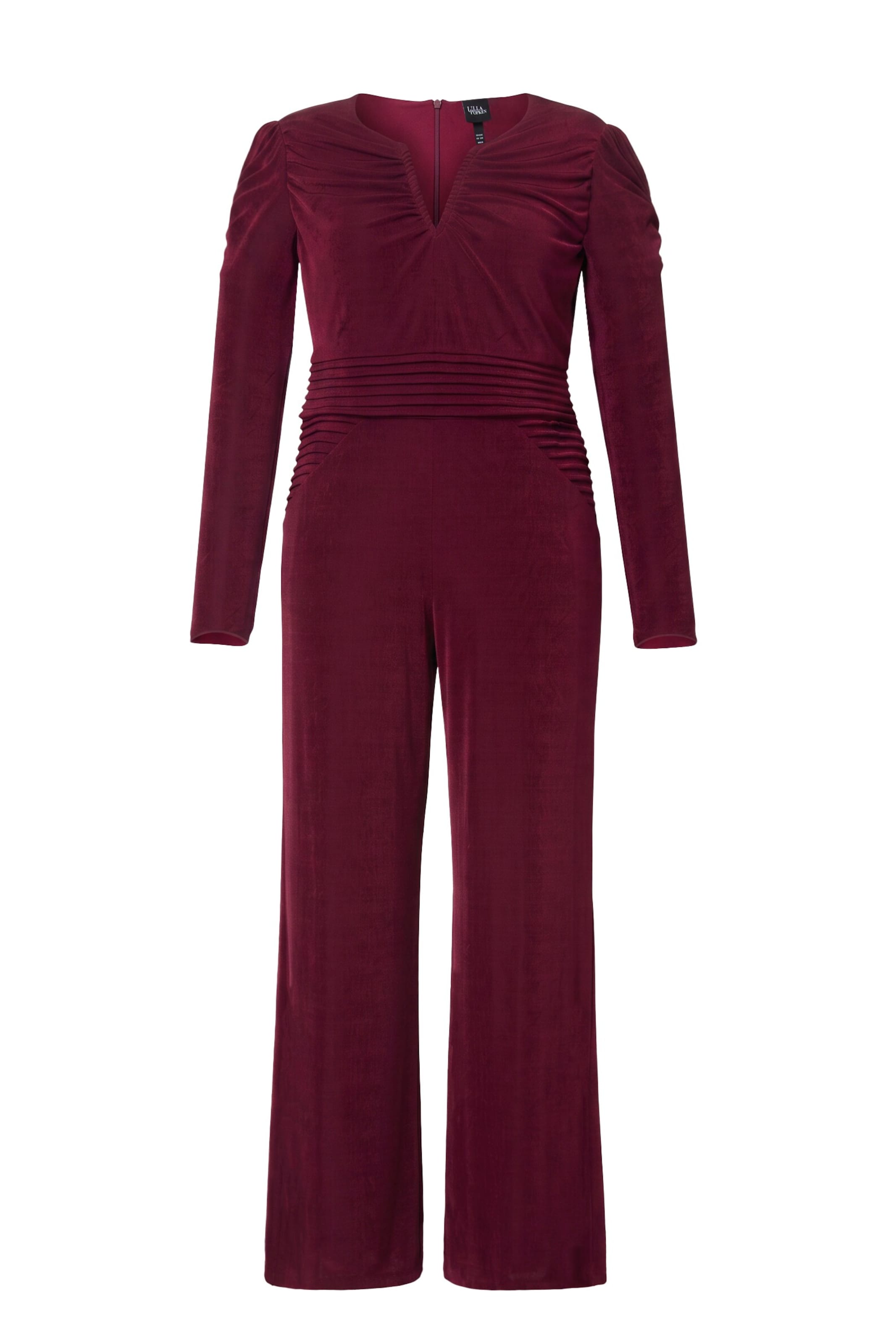 Ulla Popken Jumpsuit in Red: front