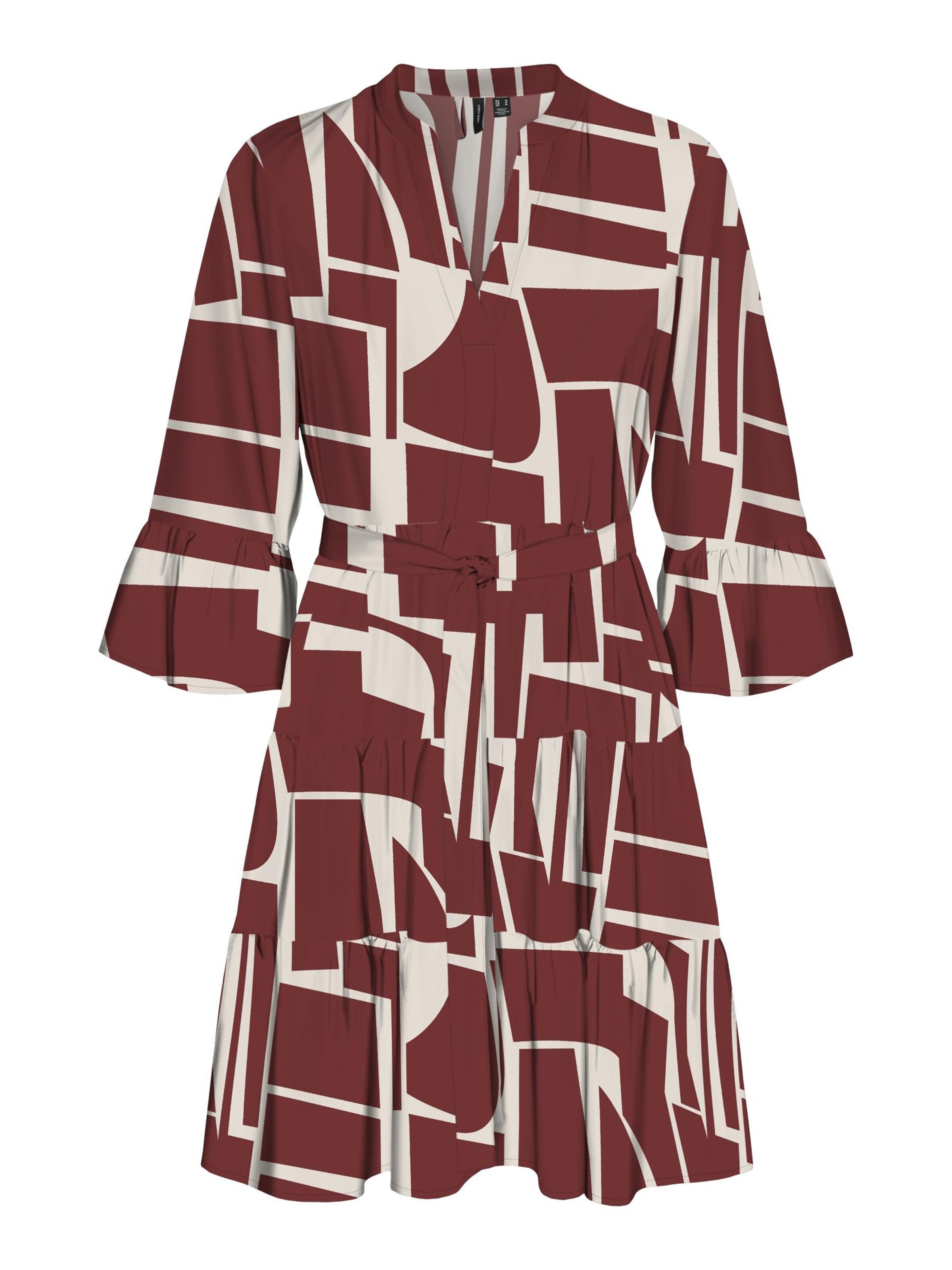 Vero Moda Curve Kjole 'ZERA' i brun: forside