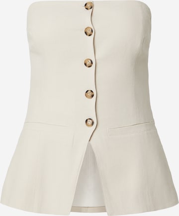 AMALY Top - bézs: elől