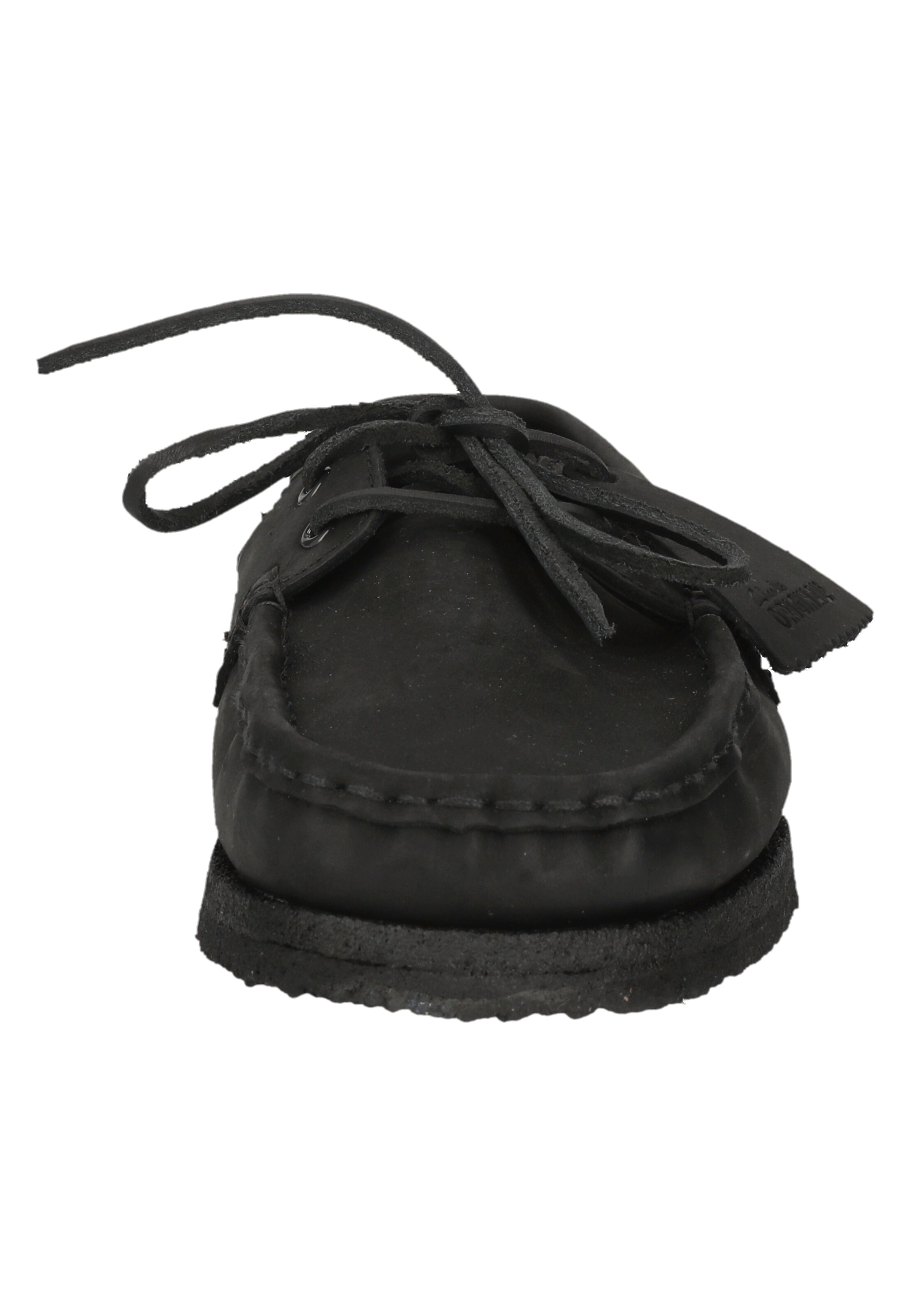 Chaussure à lacets 'Godney Boat' CLARKS en noir