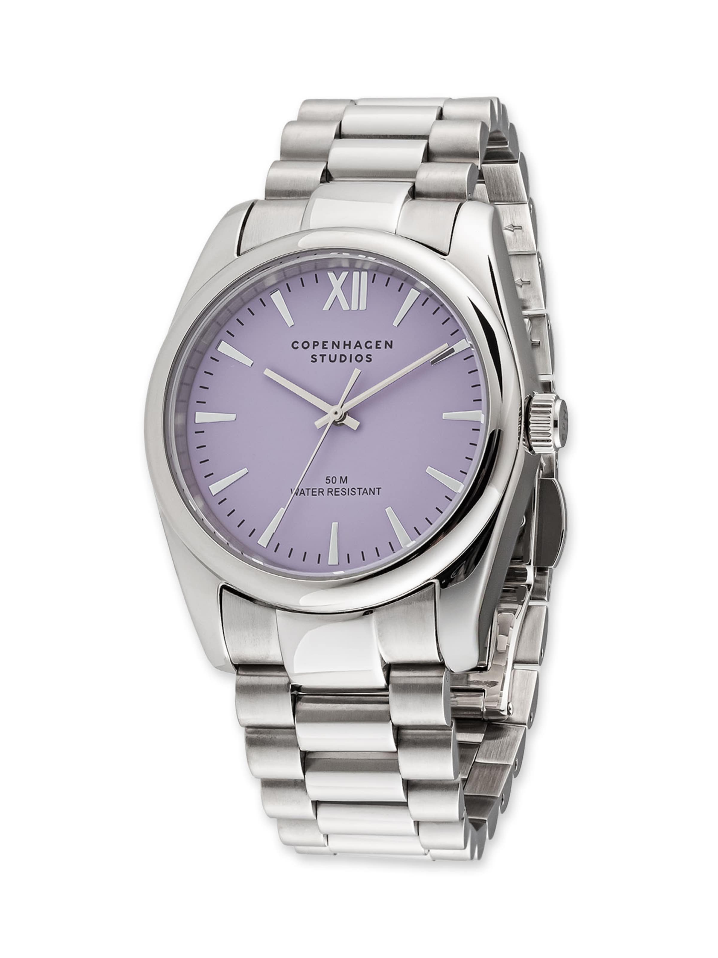 Montre à affichage analogique Copenhagen Studios en argent