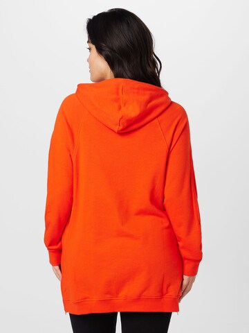 ONLY Carmakoma Sweatshirt 'Diem' i oransje