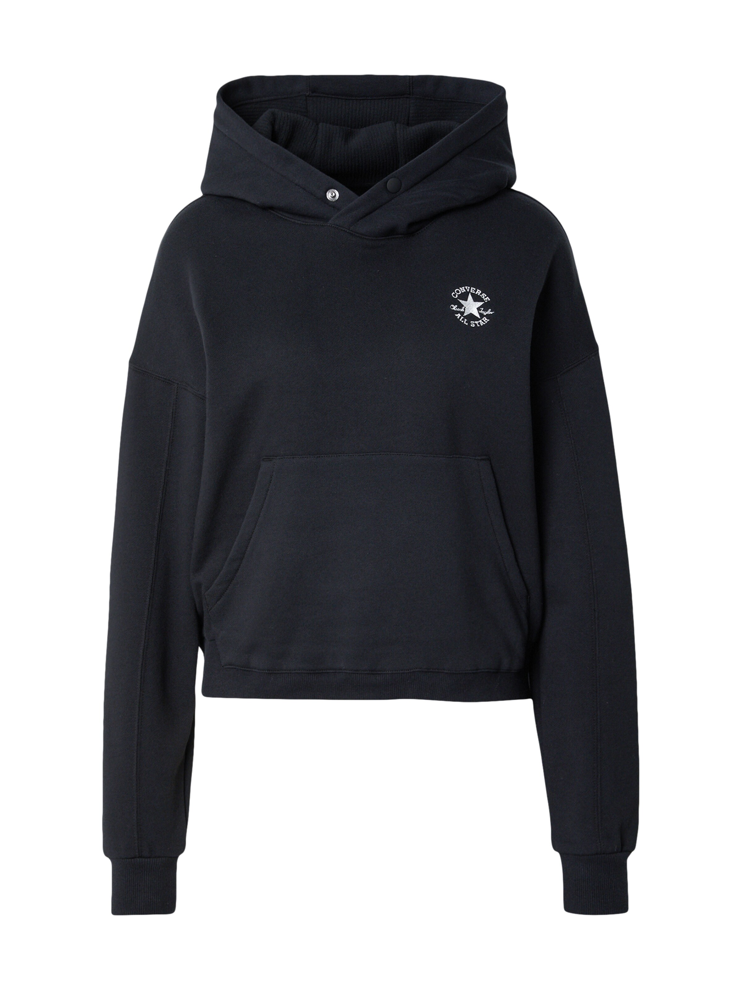 CONVERSE Tréning póló - fekete: elől