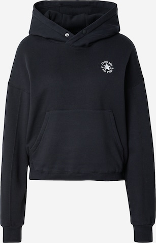 CONVERSE Sweatshirt in Black: front
