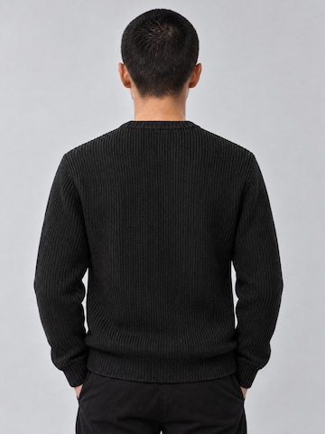 Lowkey - Jersey 'Heavyweight Knit Sweater Strickpullover' en negro