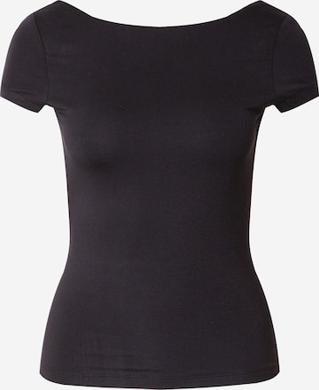 Gina Tricot Shirt in Zwart: voorkant