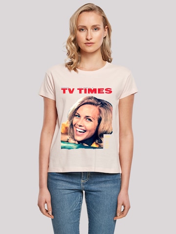 T-shirt 'TV Times Honor Blackman 1964 Cover' F4NT4STIC en rose : devant