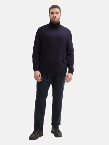 TOM TAILOR Men + Sweater in Blue