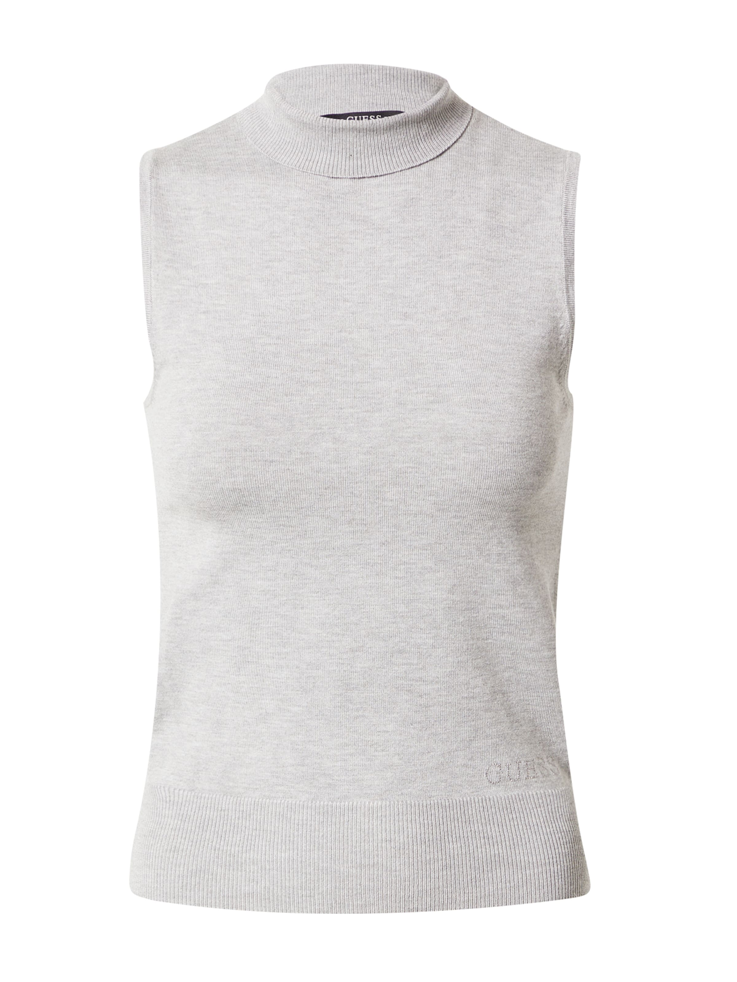 GUESS - Top de malha 'Zelinda' em cinzento: frente