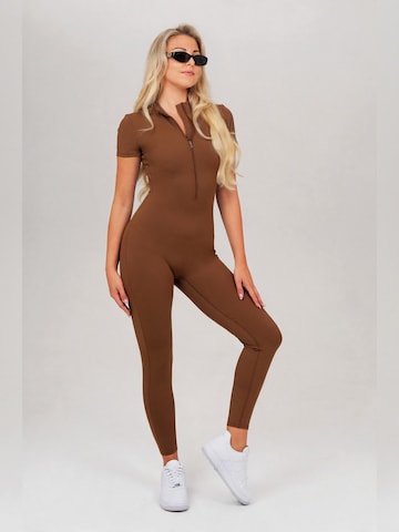 FemmeTone Jumpsuit 'Jessenia'‌‌‌‌‌‌‌‌ in Braun