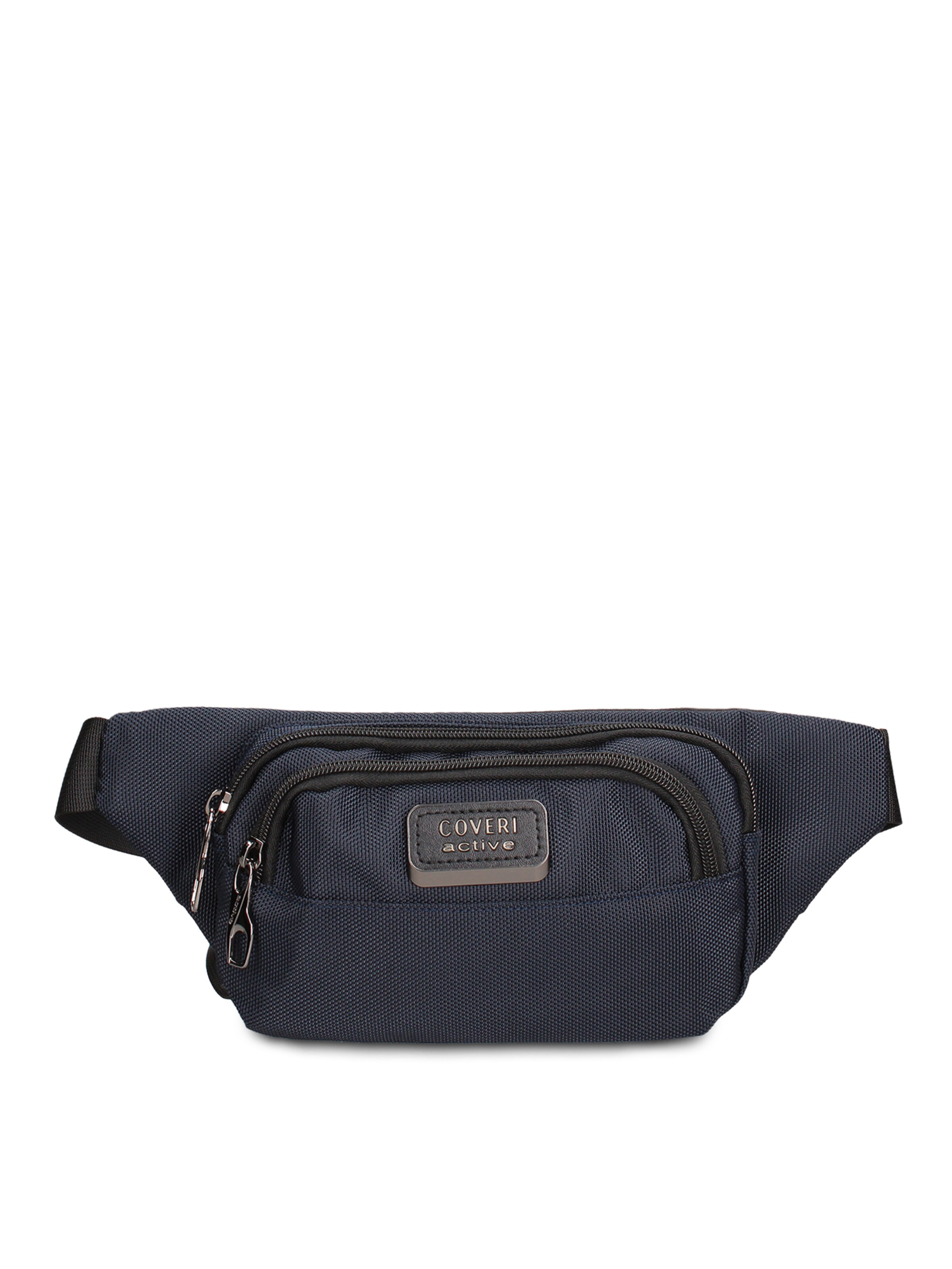 Marsupio di Coveri Collection in blu: frontale