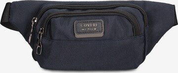 Marsupio di Coveri Collection in blu: frontale