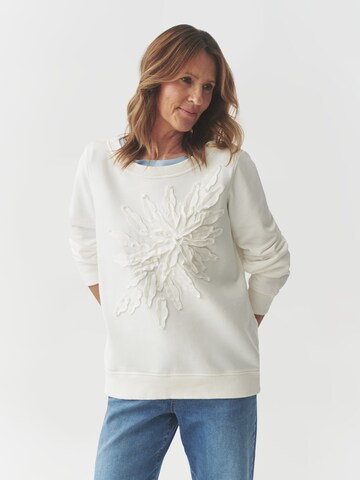 TATUUM - Sudadera 'Latikaria' en blanco