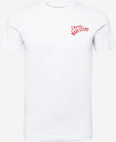 DIESEL Bluser & t-shirts 'T-DIEGOS-K15' i rød / hvid, Produktvisning