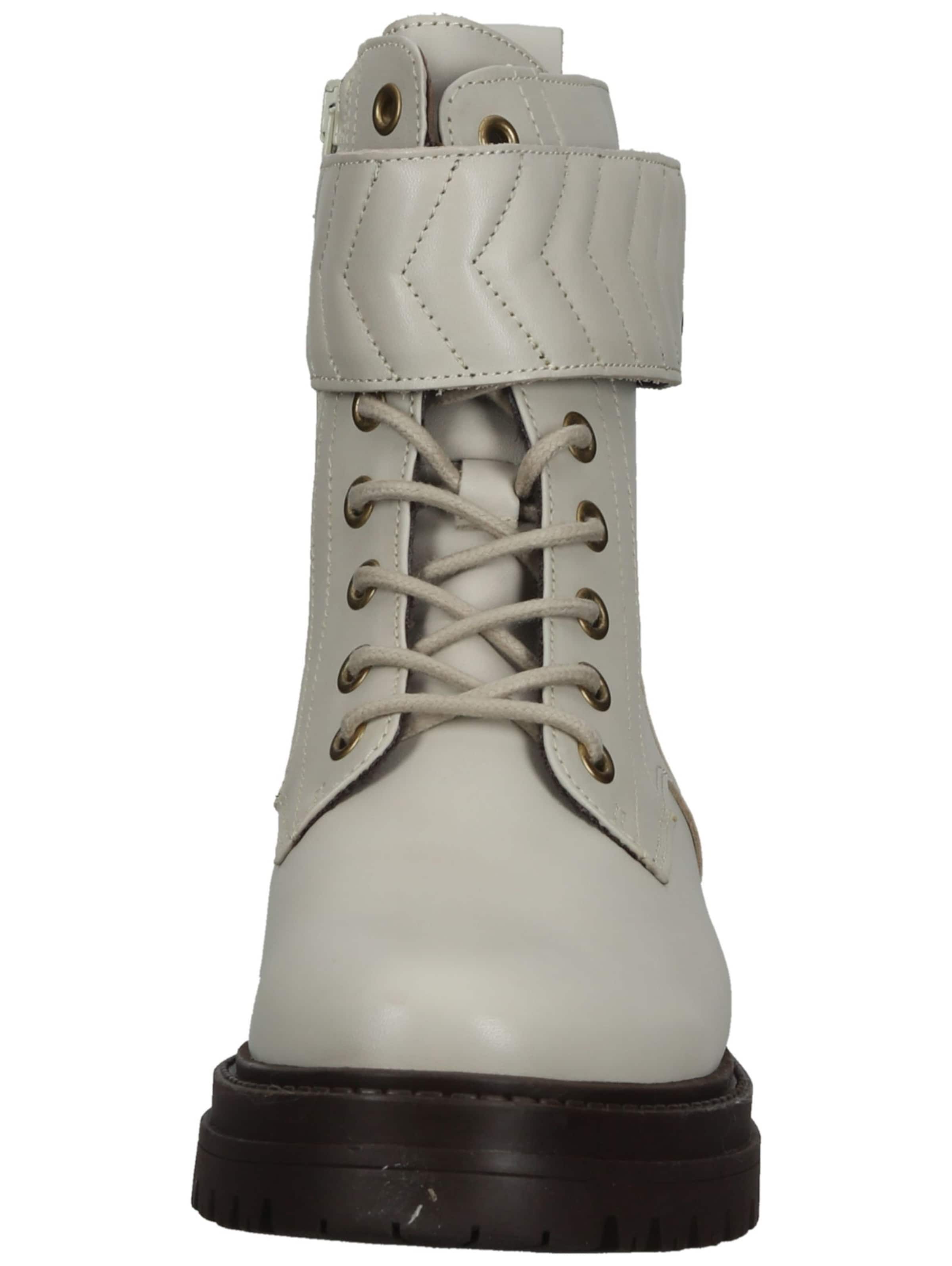 SCAPA Lace-up bootie in Beige