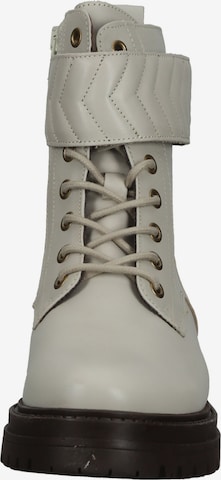 SCAPA Lace-Up Ankle Boots in Beige