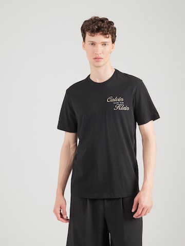 Regular T-Shirt '30s' Calvin Klein Jeans en noir