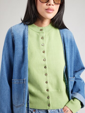 TOPSHOP Knit cardigan in Green