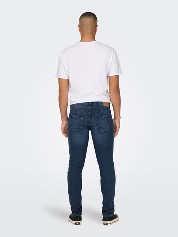 Only & Sons - regular Vaquero en azul