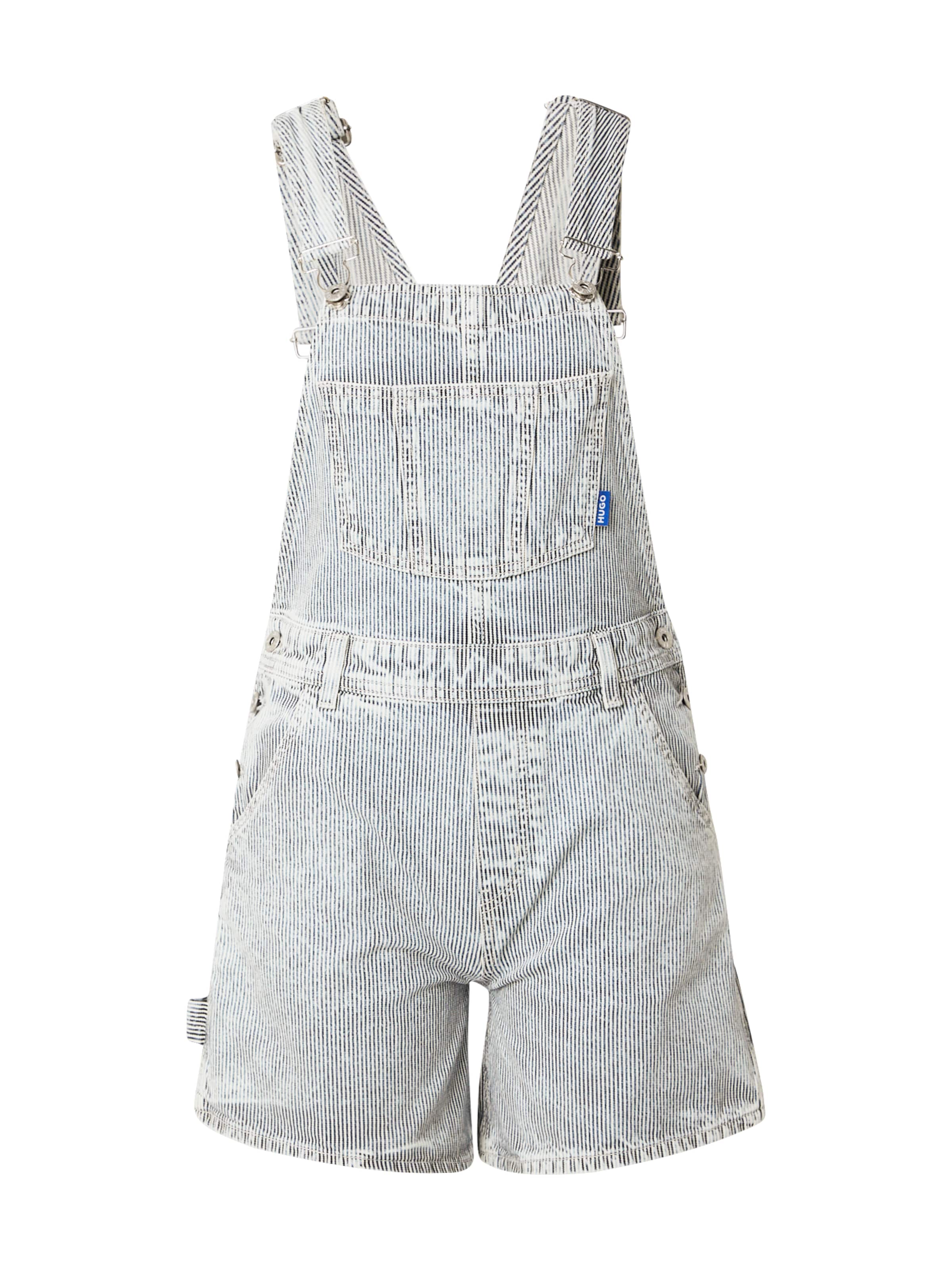 HUGO Regular Tuinbroek jeans 'Gaisha_B' in Blauw: voorkant