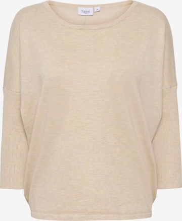 SAINT TROPEZ Sweater in Beige: front