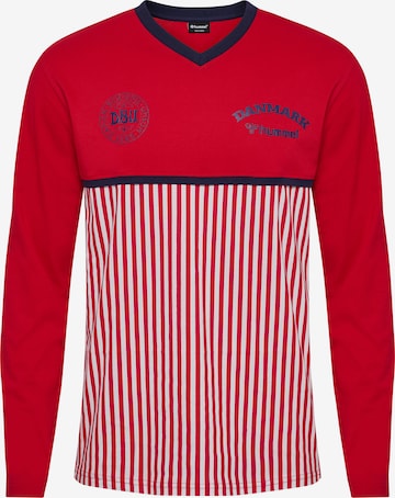 T-Shirt fonctionnel Hummel en rouge : devant