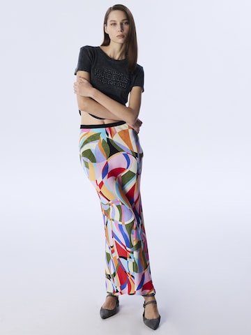 Twist Shirt 'Crinkle' in Grijs
