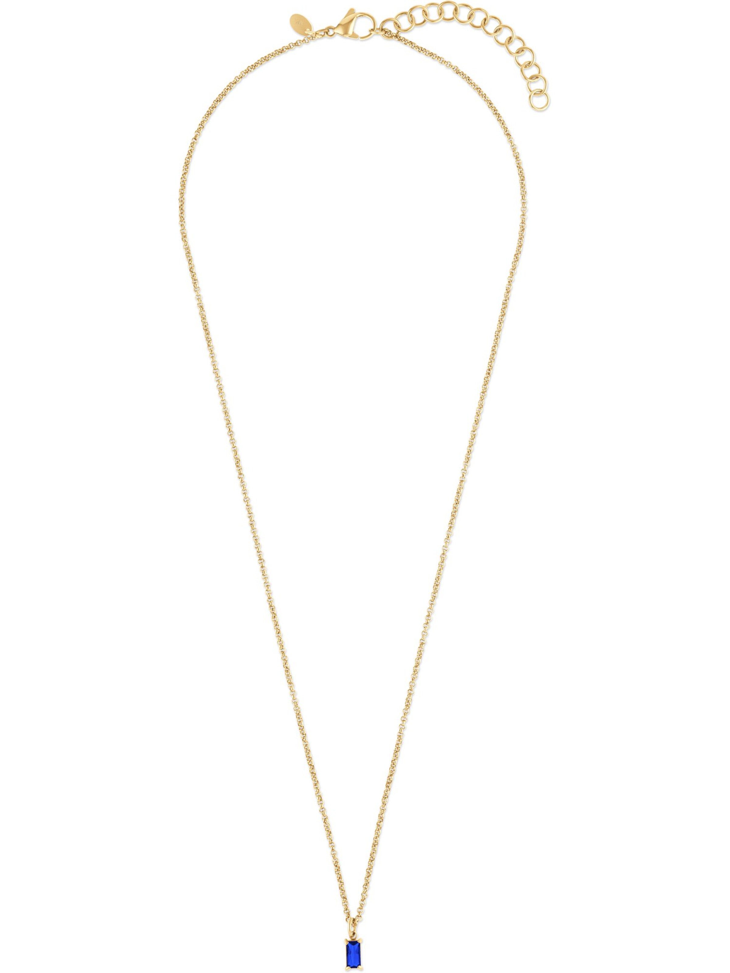 FAVS Necklace in Blue: front